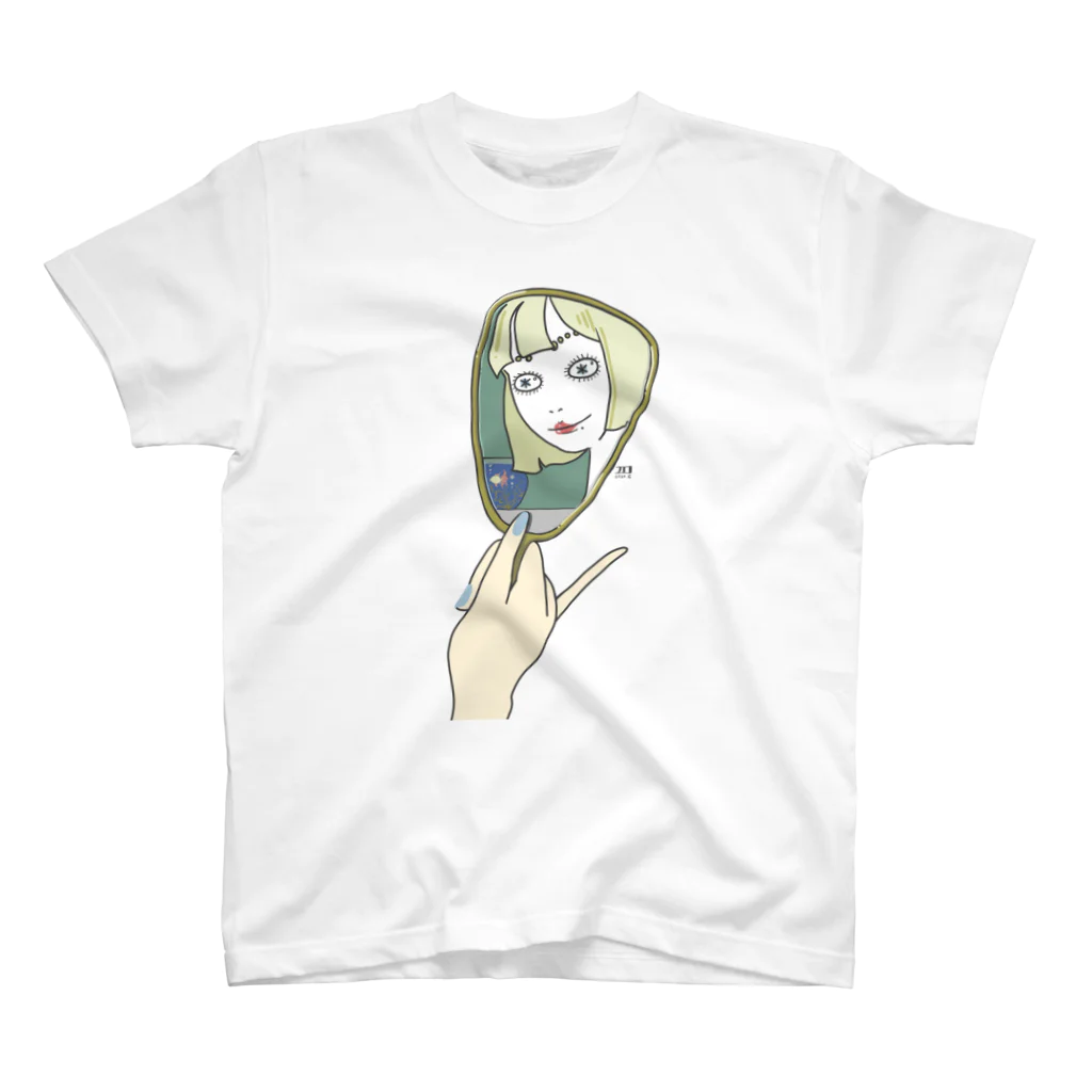 fuyu_k_winterのunubore mirror fish スタンダードTシャツ