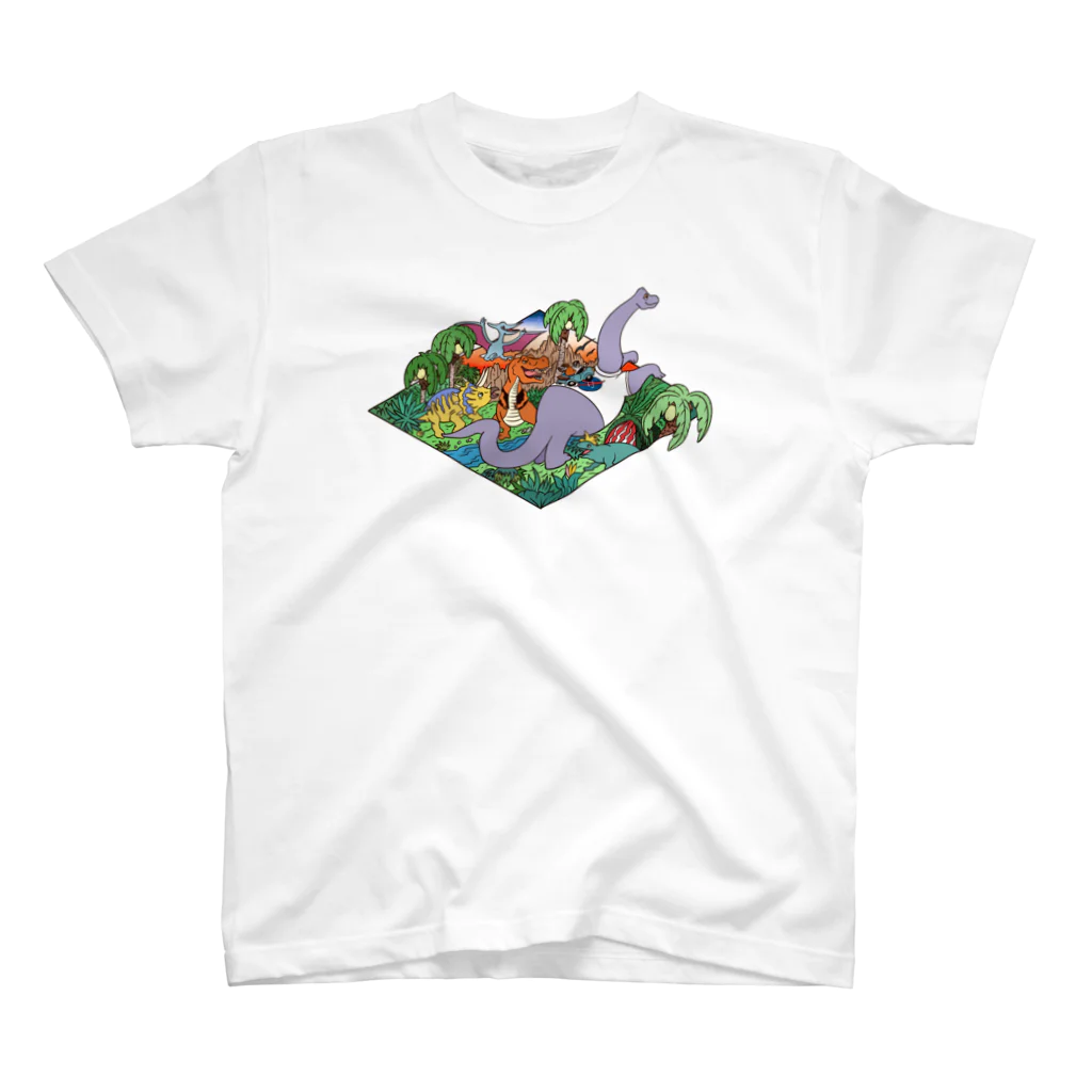 Let's Go DowntownのDINO'S PARADISE Regular Fit T-Shirt