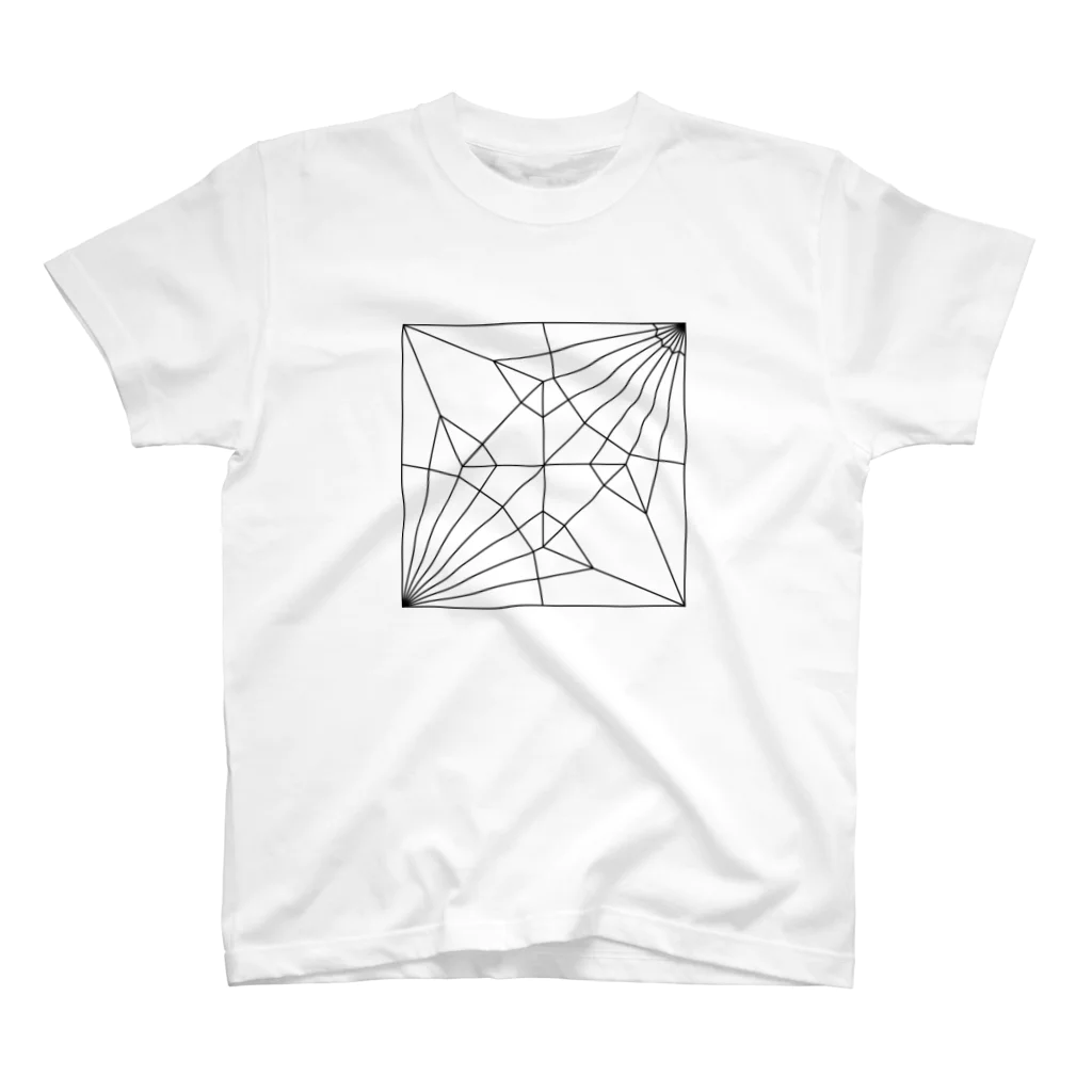 NakawarioriのOrigami 折り鶴 スタンダードTシャツ