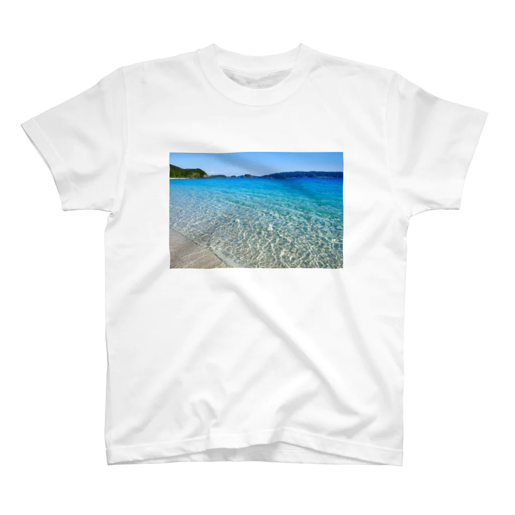 miukissimoの座間味の海辺 スタンダードTシャツ