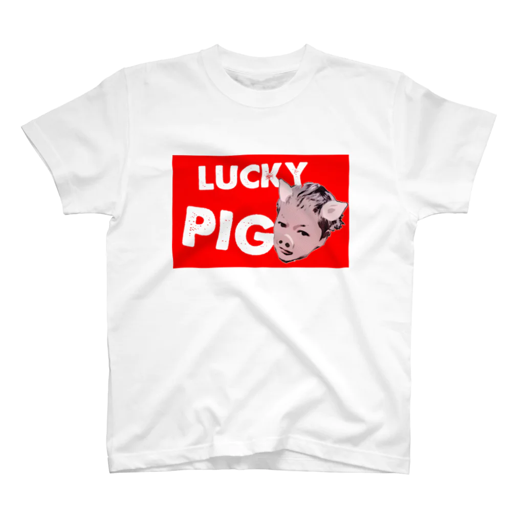 長与 千種 Chigusa Nagayoの実写版lucky pig！ スタンダードTシャツ