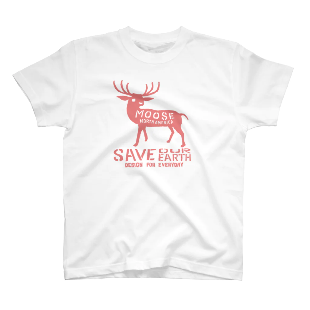 Design For Everydayのmoose Regular Fit T-Shirt