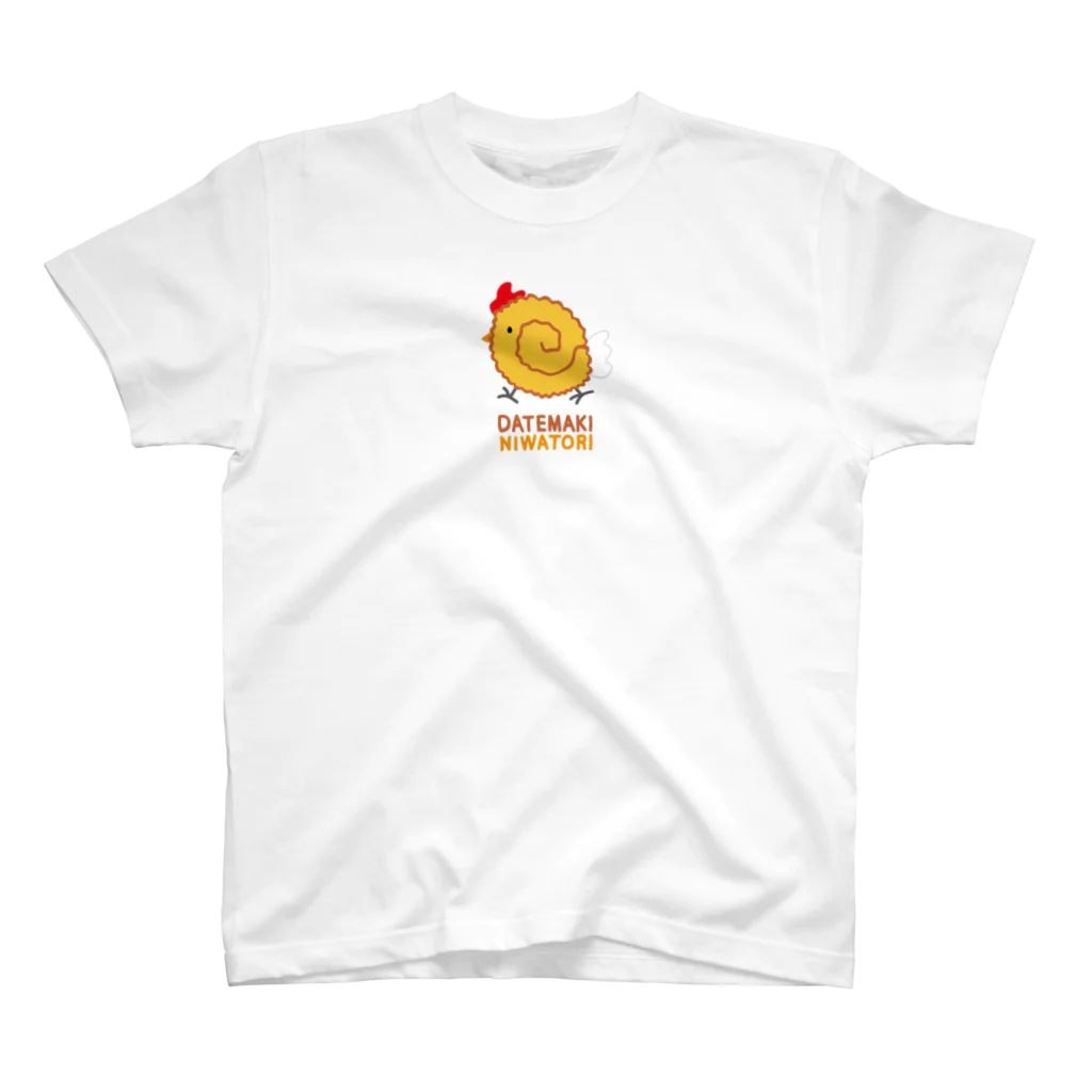 ねこやにわとりやのDATEMAKI_NIWATORI Regular Fit T-Shirt