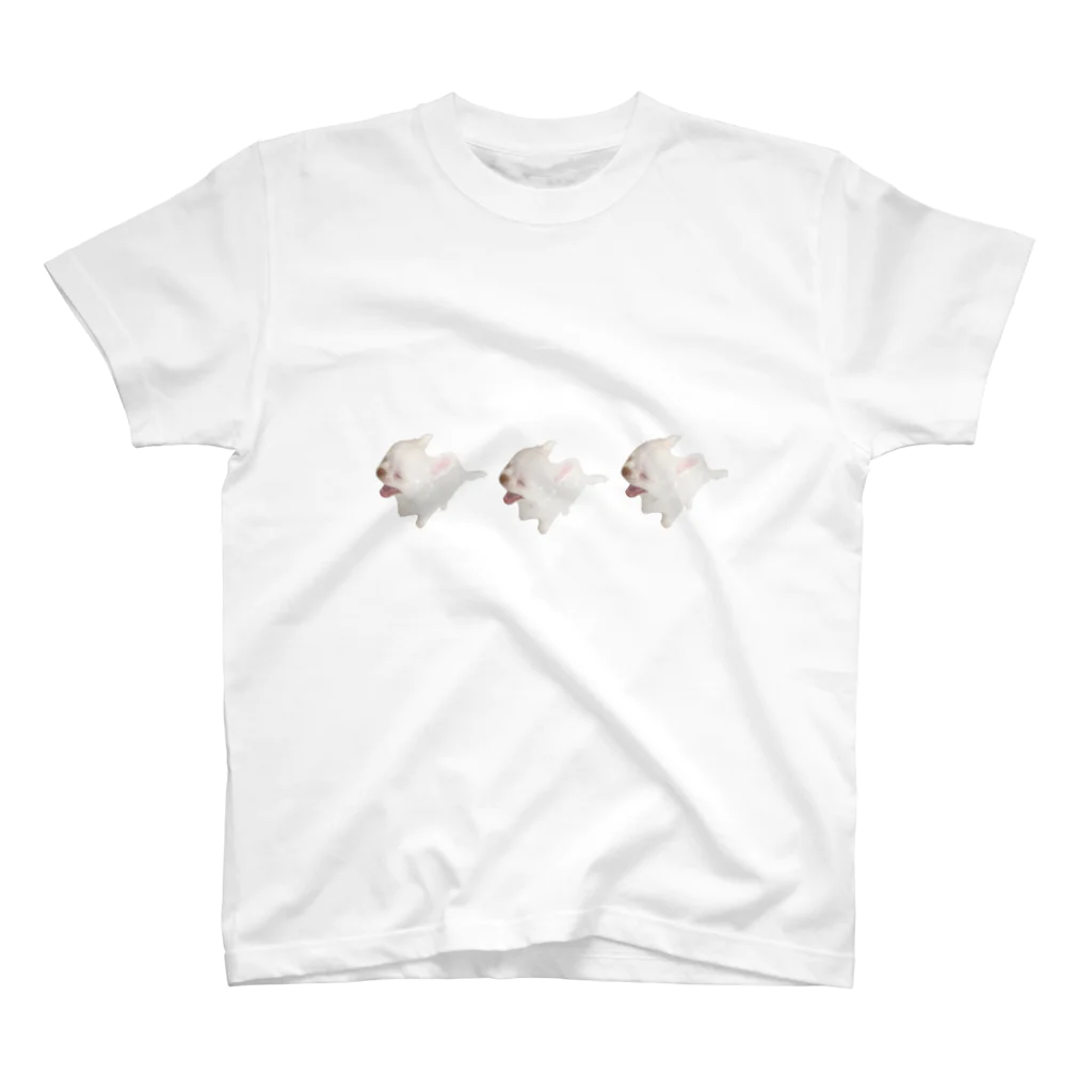 tada！のうちの愛犬ゆきちゃん(生後4ヶ月)のあくび Regular Fit T-Shirt