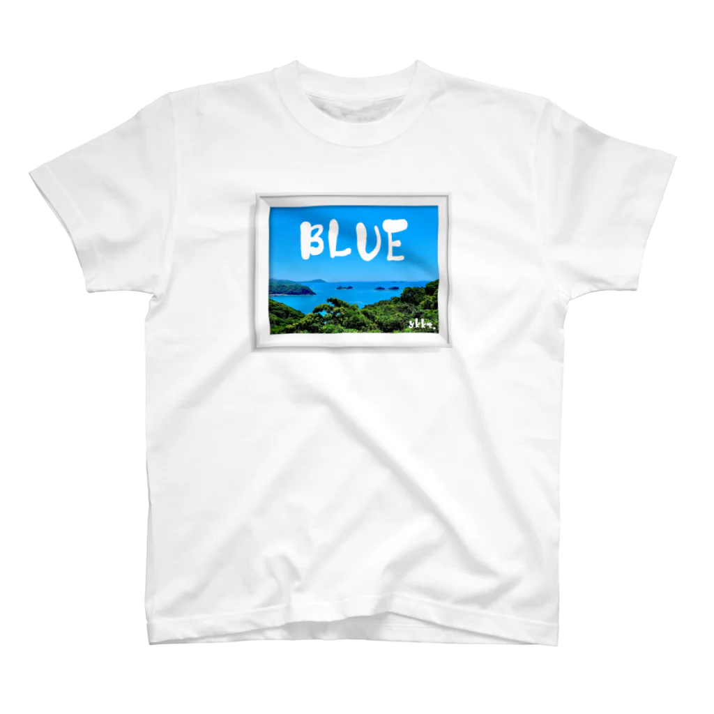 ykkthrの海　BLUE スタンダードTシャツ