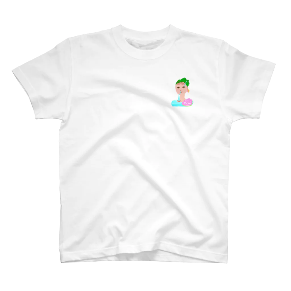 小川賀子のゆるめてみ観音(カラー) Regular Fit T-Shirt