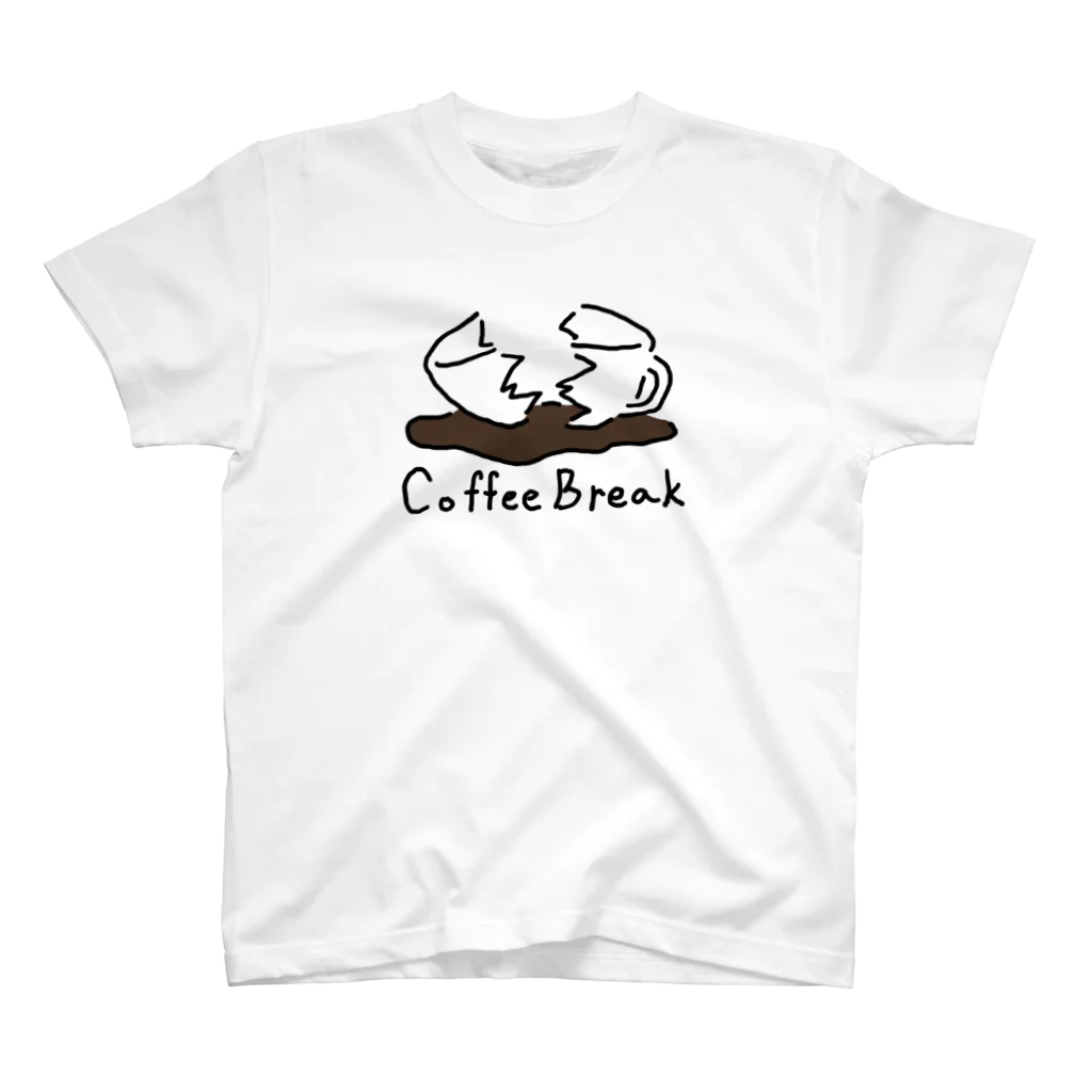 サメ わりとおもいのコーヒーブレイク スタンダードTシャツ