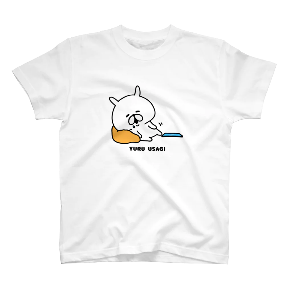 chococo_yuruusagiのゆるうさぎ お昼寝 Regular Fit T-Shirt