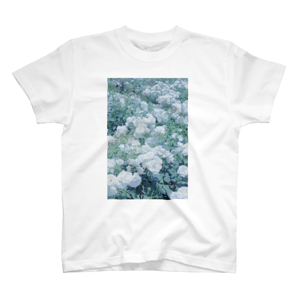 ななこの白薔薇 Regular Fit T-Shirt