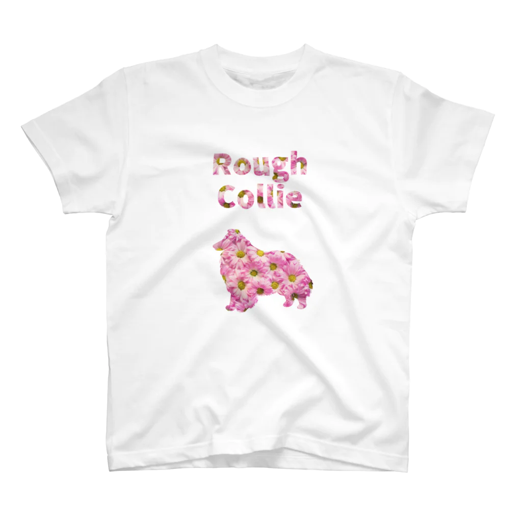 onehappinessのラフコリーとデイジー スタンダードTシャツ