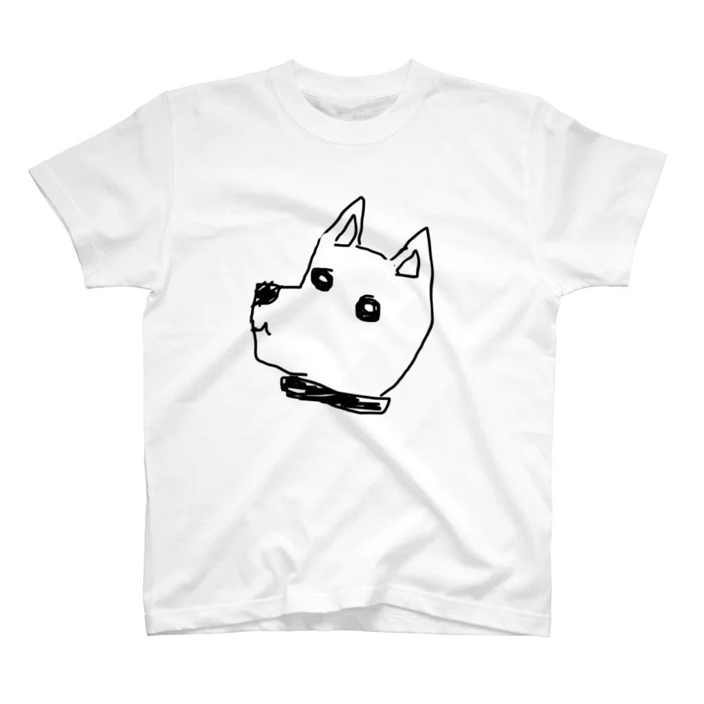 ꧁あふぇくしょん꧂の犬を描いてと言われました。 スタンダードTシャツ