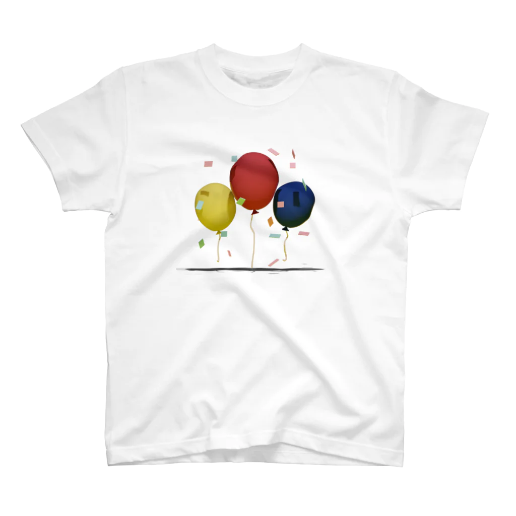 まぐろのPOPballoon Regular Fit T-Shirt