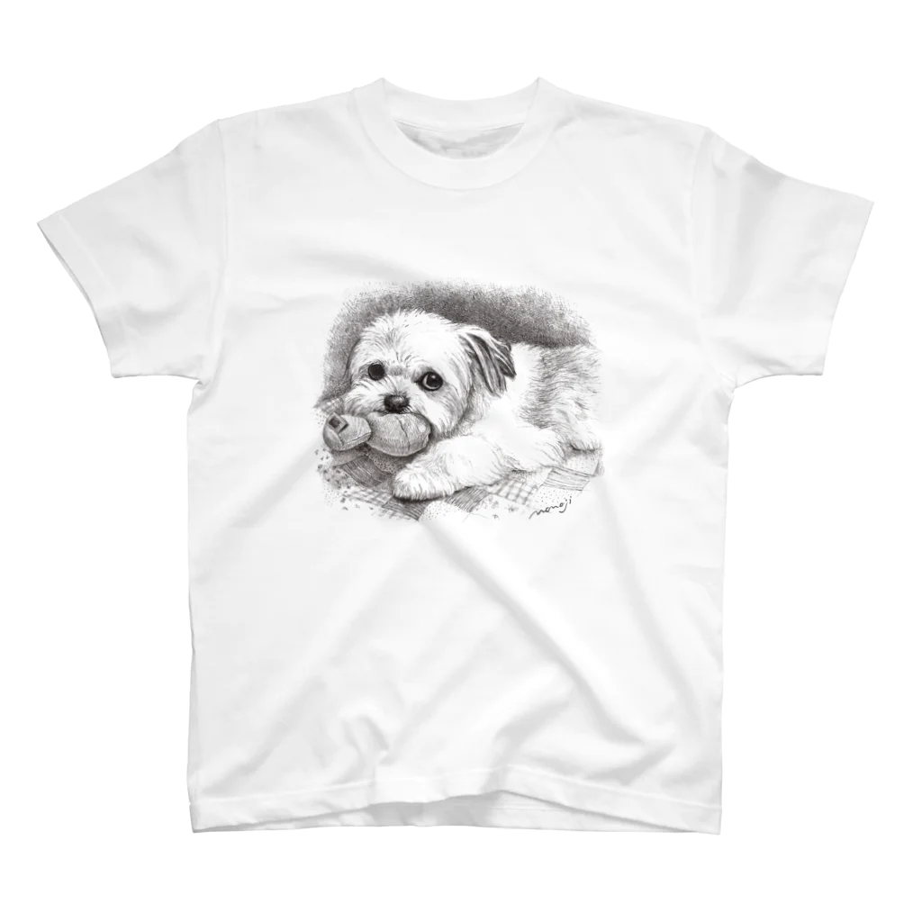 Momojiの犬画のえびす スタンダードTシャツ