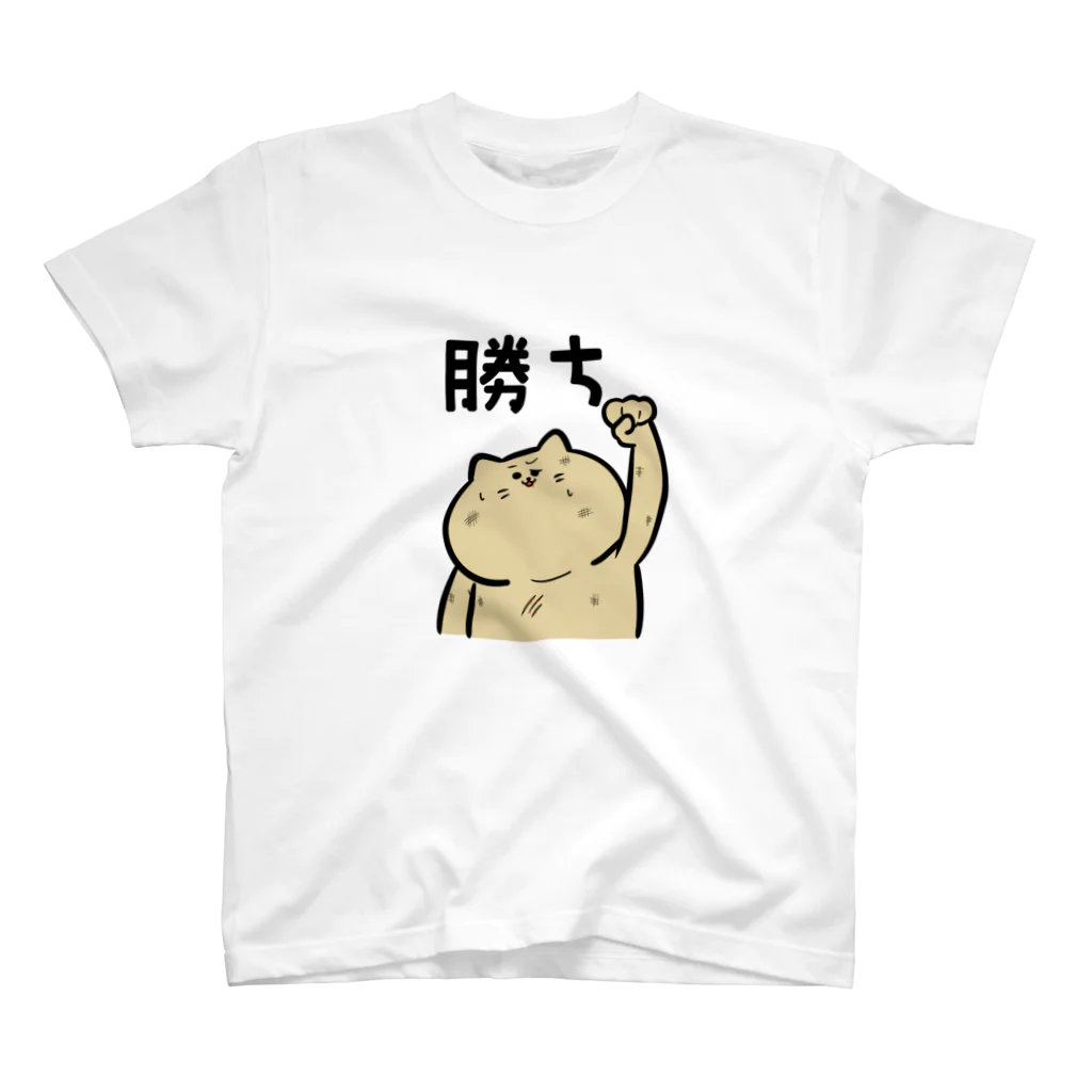 komTのカチネコ スタンダードTシャツ