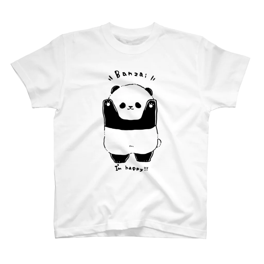 うみ🐼ゆるりんぱんだのBA N ZA I スタンダードTシャツ