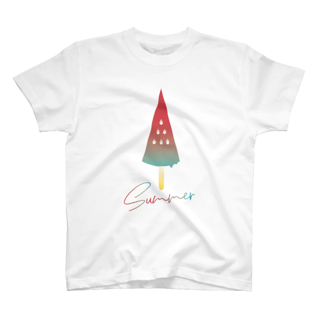 とりどりの夏に着たいスイカTシャツ スタンダードTシャツ