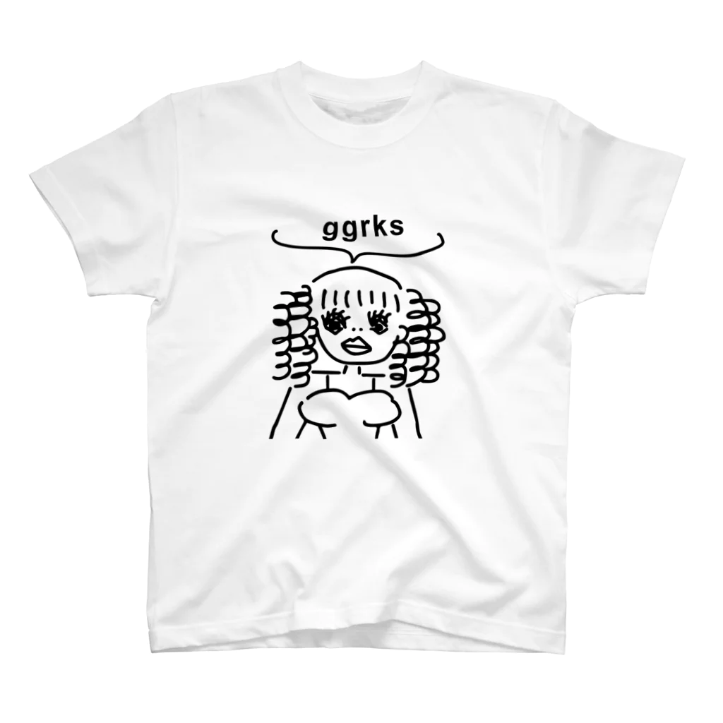 モリぴーハウスのモリエggrks スタンダードTシャツ