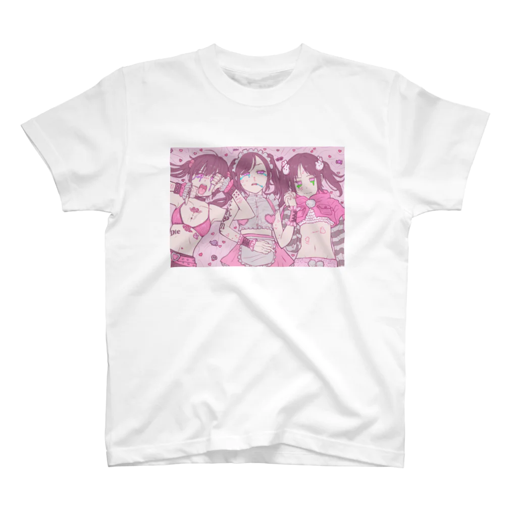 くめしーの【惑溺ツインテール】 スタンダードTシャツ