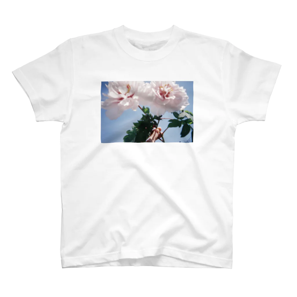 東洲斎写楽のお花Tシャツ 티셔츠