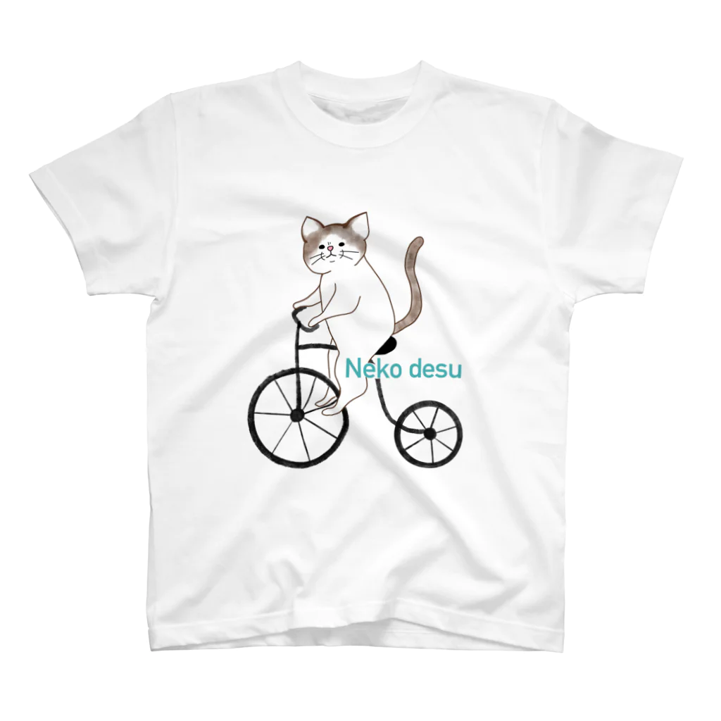 Suzy_TextileのNeko kiki スタンダードTシャツ