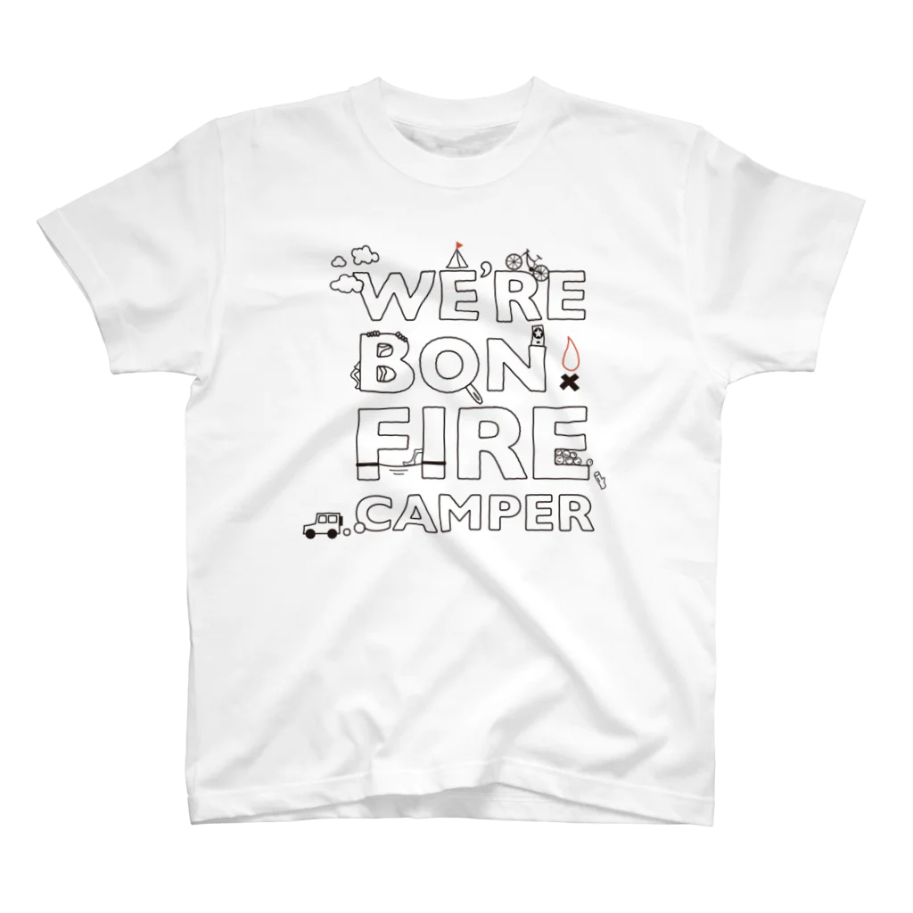 awのWe're Bonfire Camper スタンダードTシャツ