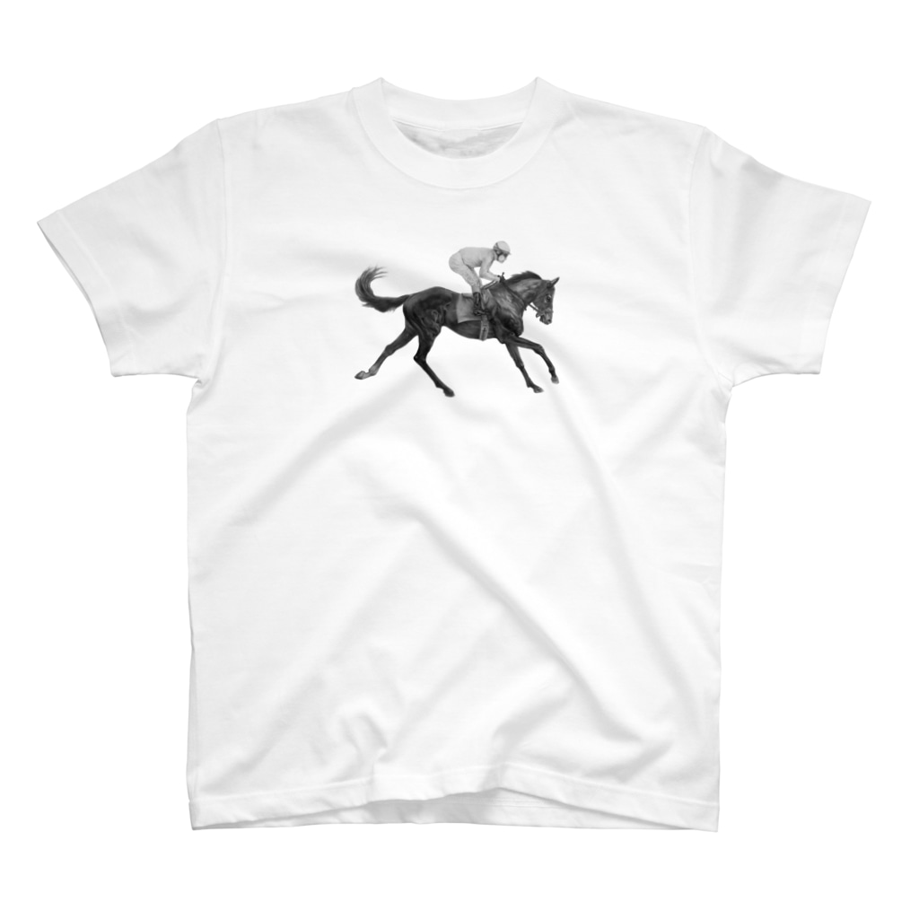 Discover 馬の素描 地方競馬 名馬 競馬投資 競馬魂 メンズ レディース Tシャツ