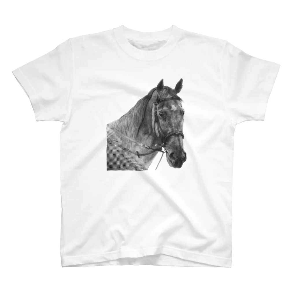 馬の絵の画家　斉藤いつみの馬の素描Tシャツ7 Regular Fit T-Shirt