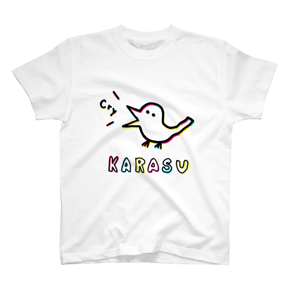 スカイカラキタ☆の鳴くからす スタンダードTシャツ