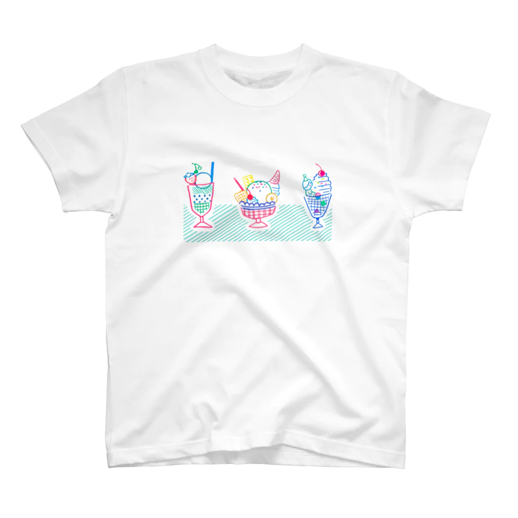 kajiinorikoのパフェ～ スタンダードTシャツ