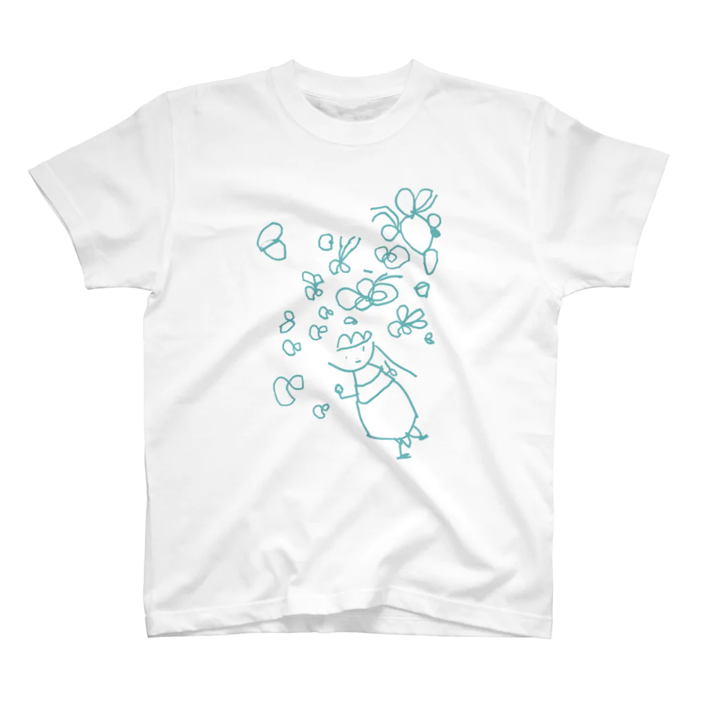 橙色の花畑のプリンセス スタンダードTシャツ