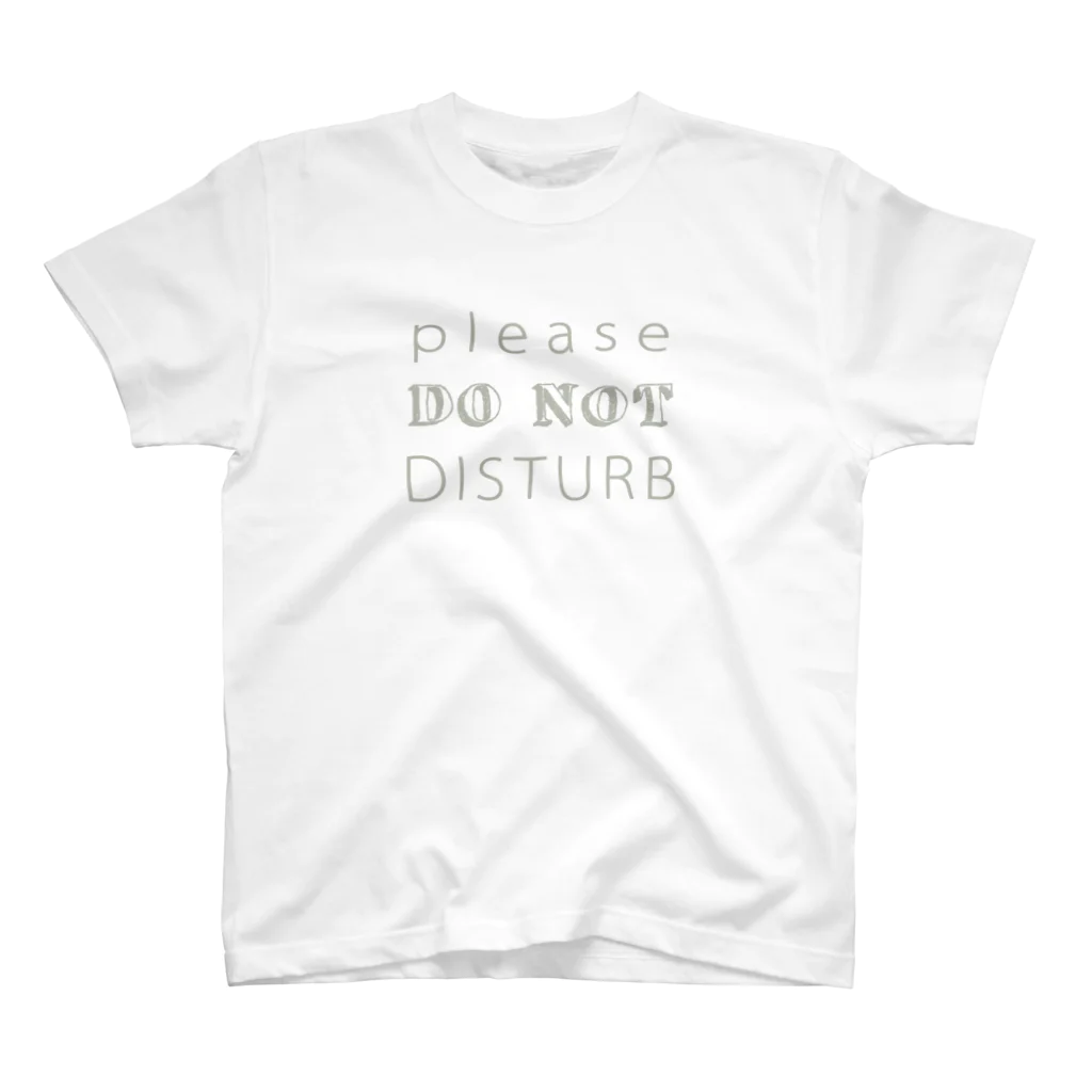 circle and dropsのDON’T　DISTURB Regular Fit T-Shirt