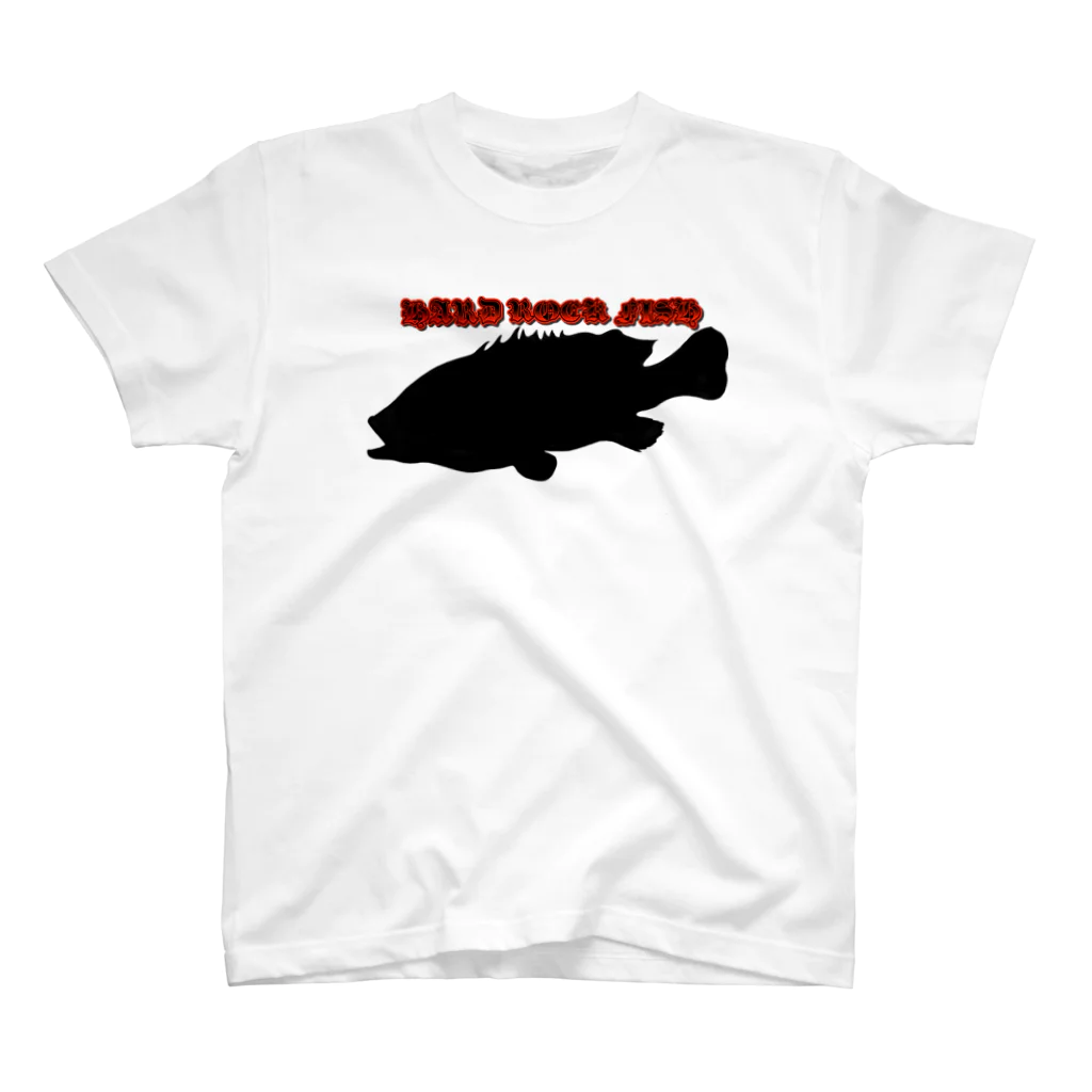 釣り好きのHARD ROCK FISH  Regular Fit T-Shirt