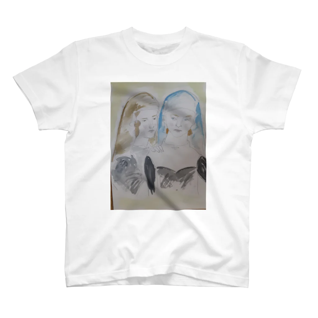 kissing  you💓の寄り添うシスター スタンダードTシャツ