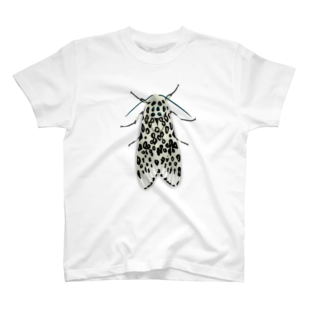 circle and dropsのLeopard moth スタンダードTシャツ