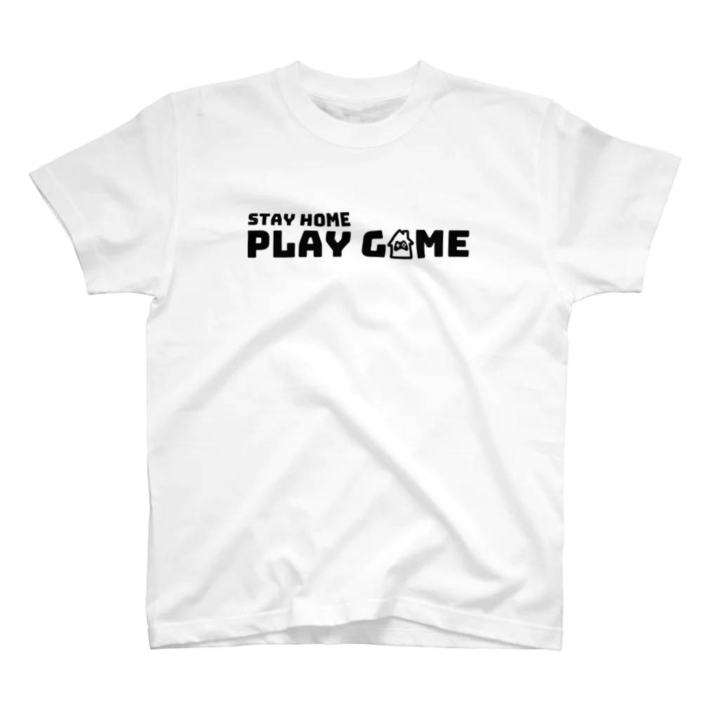 ウェルプレイドショップの白 #STAYHOME_PLAYGAME スタンダードTシャツ