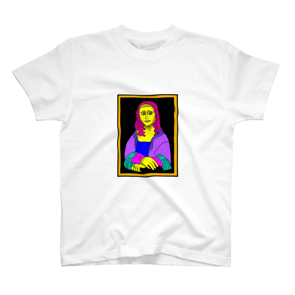 szkaのpopping Mona Lisa スタンダードTシャツ