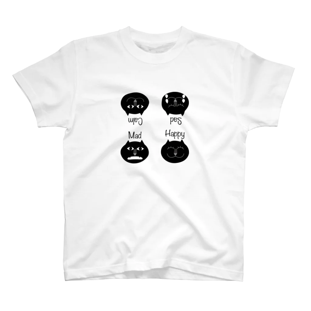 ihanaiのニャンコ+ スタンダードTシャツ