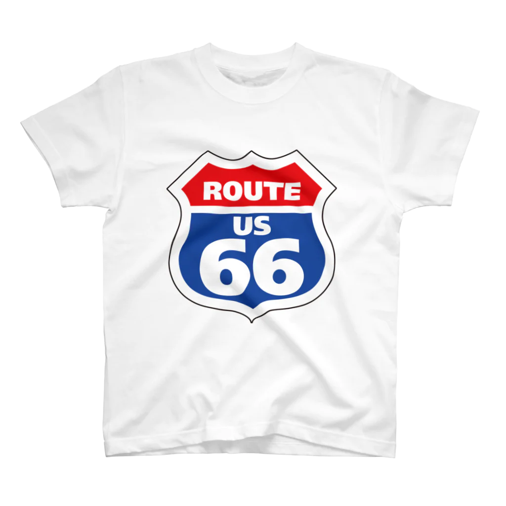 Puuun ShopのRoute66 ／ ルート66 スタンダードTシャツ