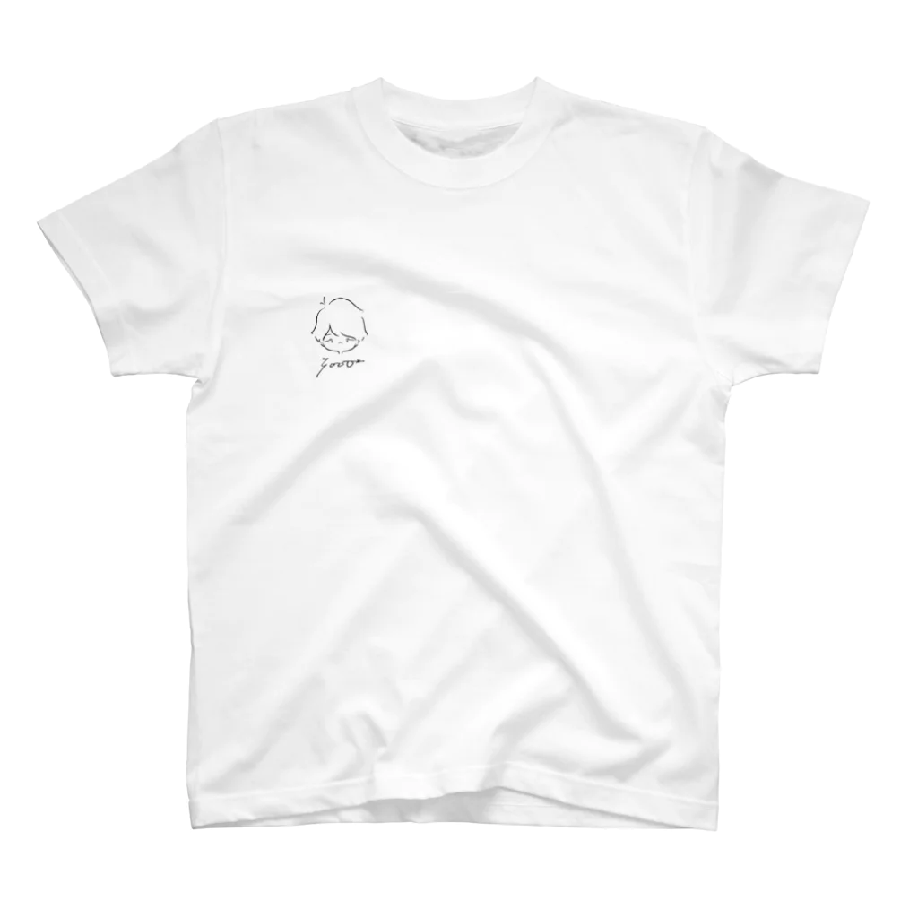 FooU* ふゆのFace logo - ふゆくん スタンダードTシャツ