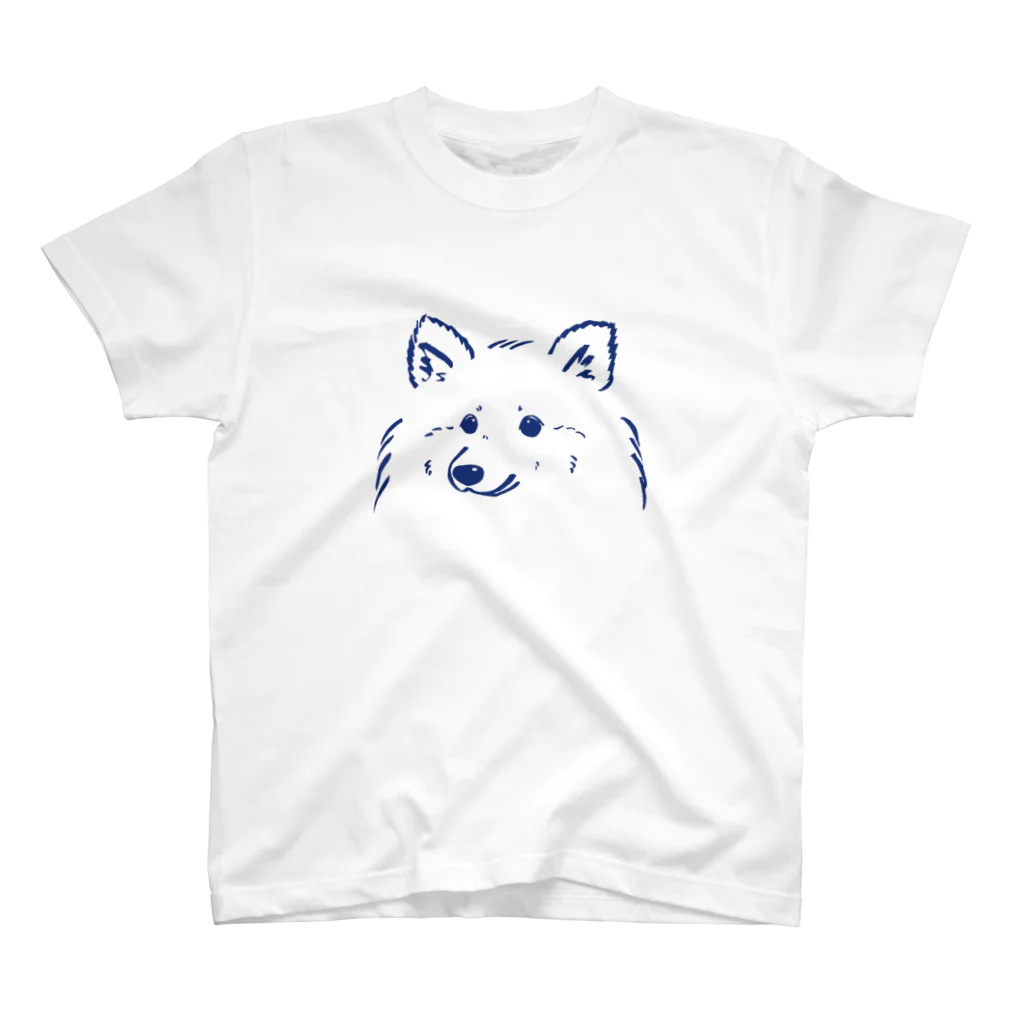 Chiyo.Wan(🐕🕊️のお店)のふわふわわんこTシャツ　(さわやかカラーVer.) Regular Fit T-Shirt