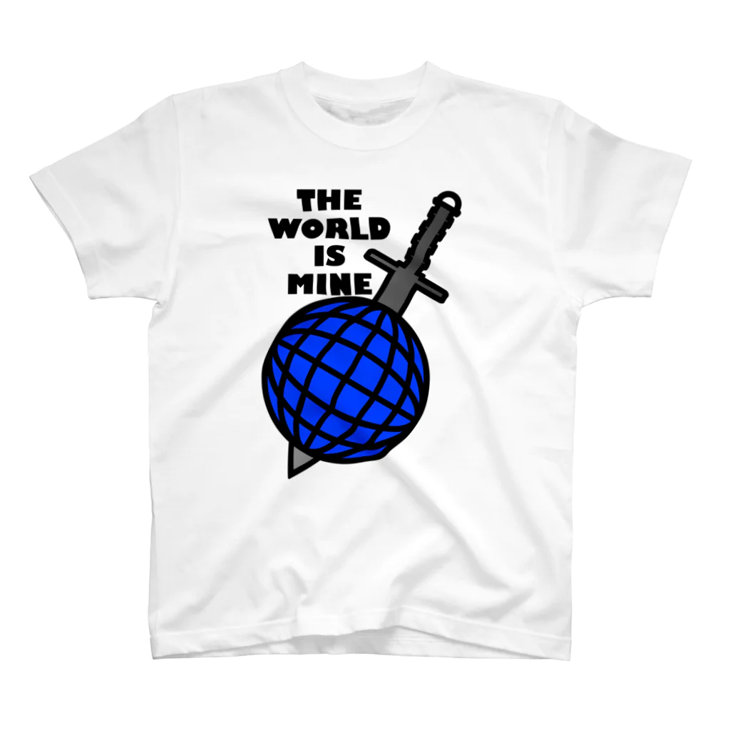 AURA_HYSTERICAのTHE_WORLD_IS_MINE Regular Fit T-Shirt