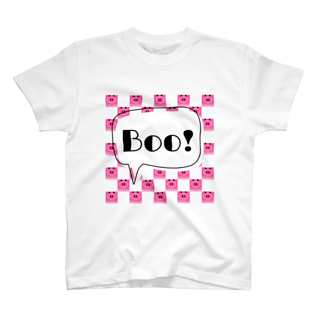 Boo！🐷👻🎙のドット絵Booちゃん スタンダードTシャツ