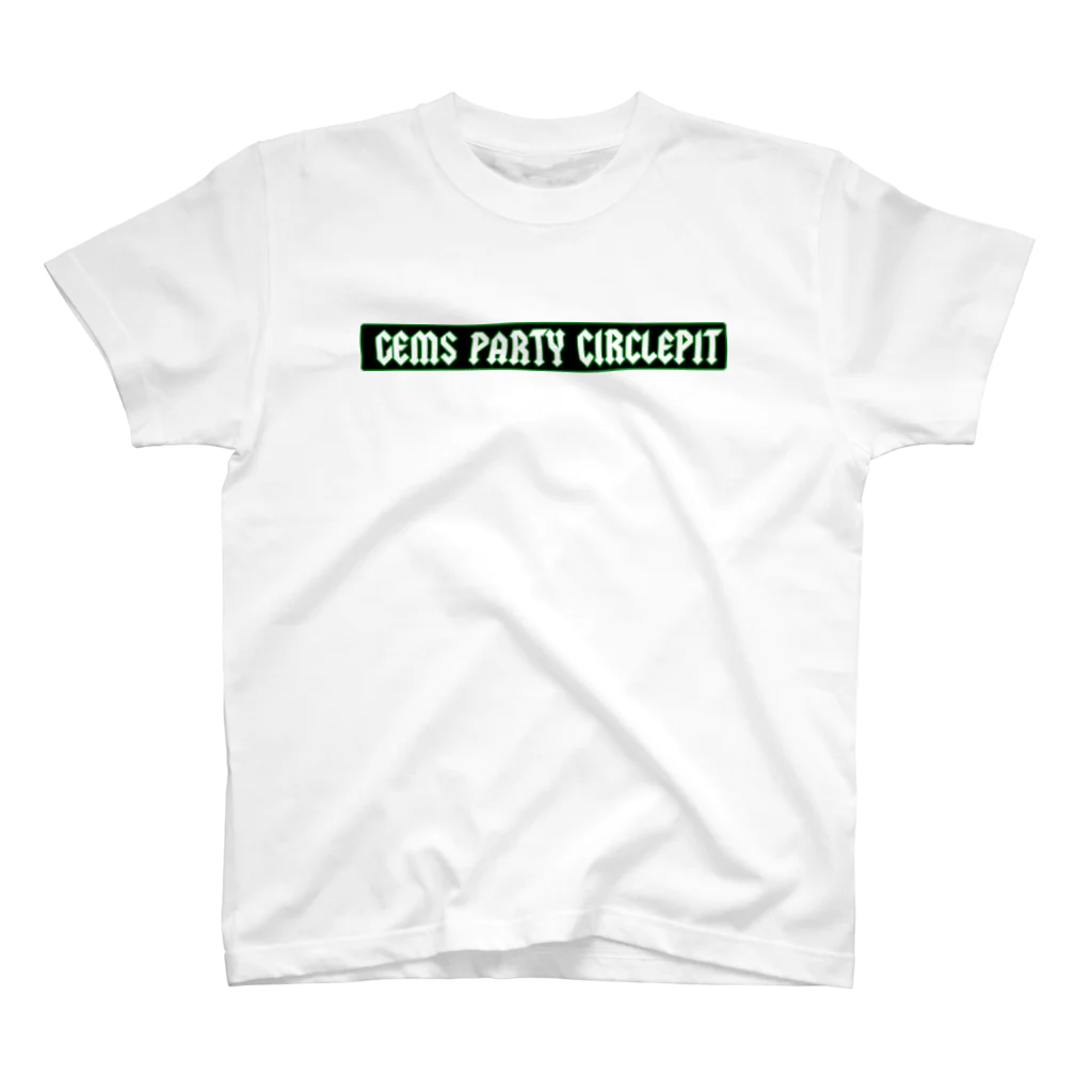 GPCPメーワクSHOPのGPCP CIRCLE LOGO D.GREEN スタンダードTシャツ