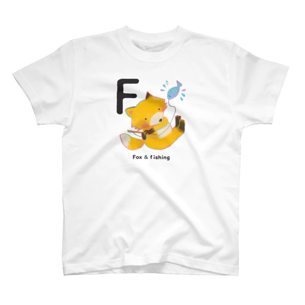 甲斐えるのブタ！ぶた！豚！のFox & fishing スタンダードTシャツ