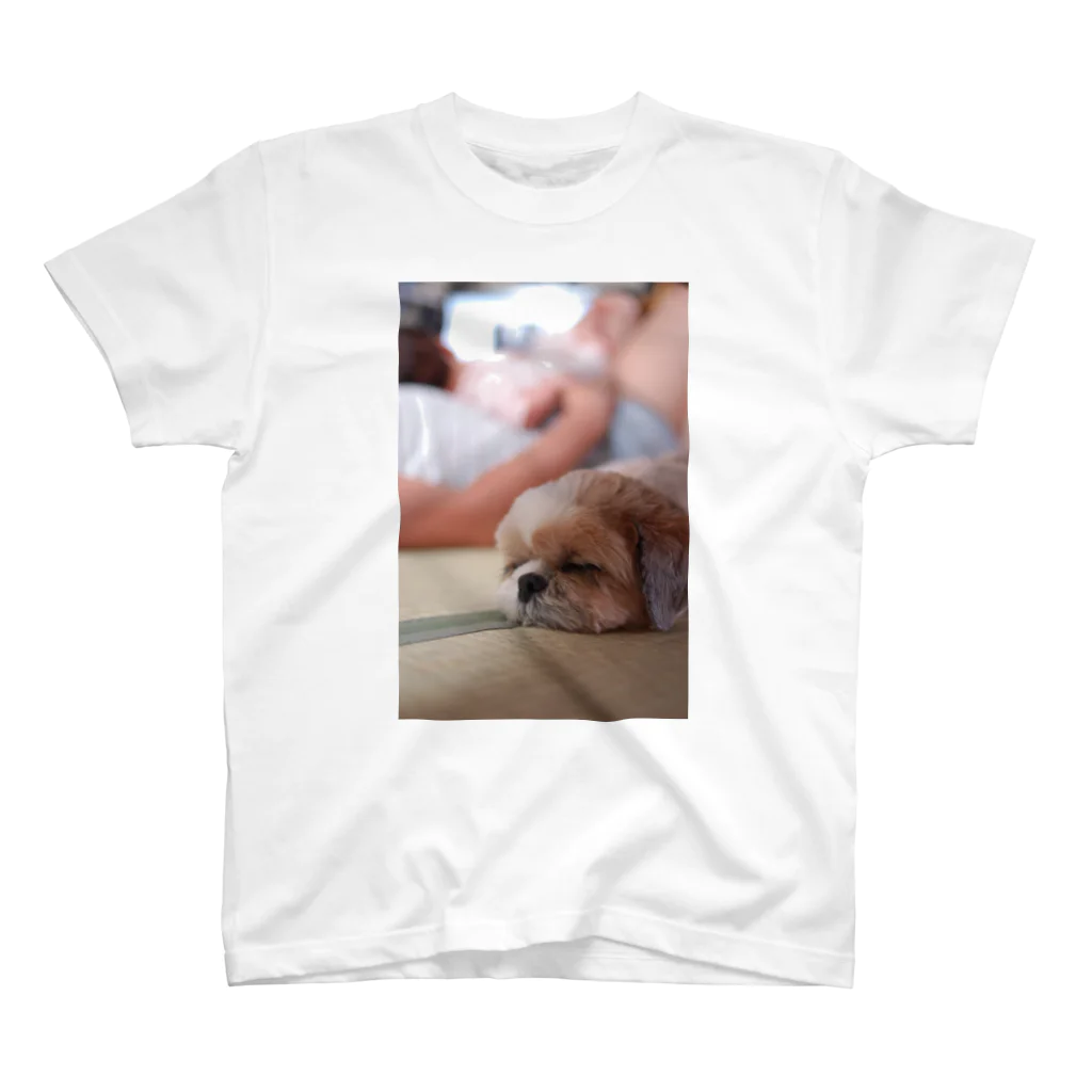 su-papaのふて寝犬 Regular Fit T-Shirt