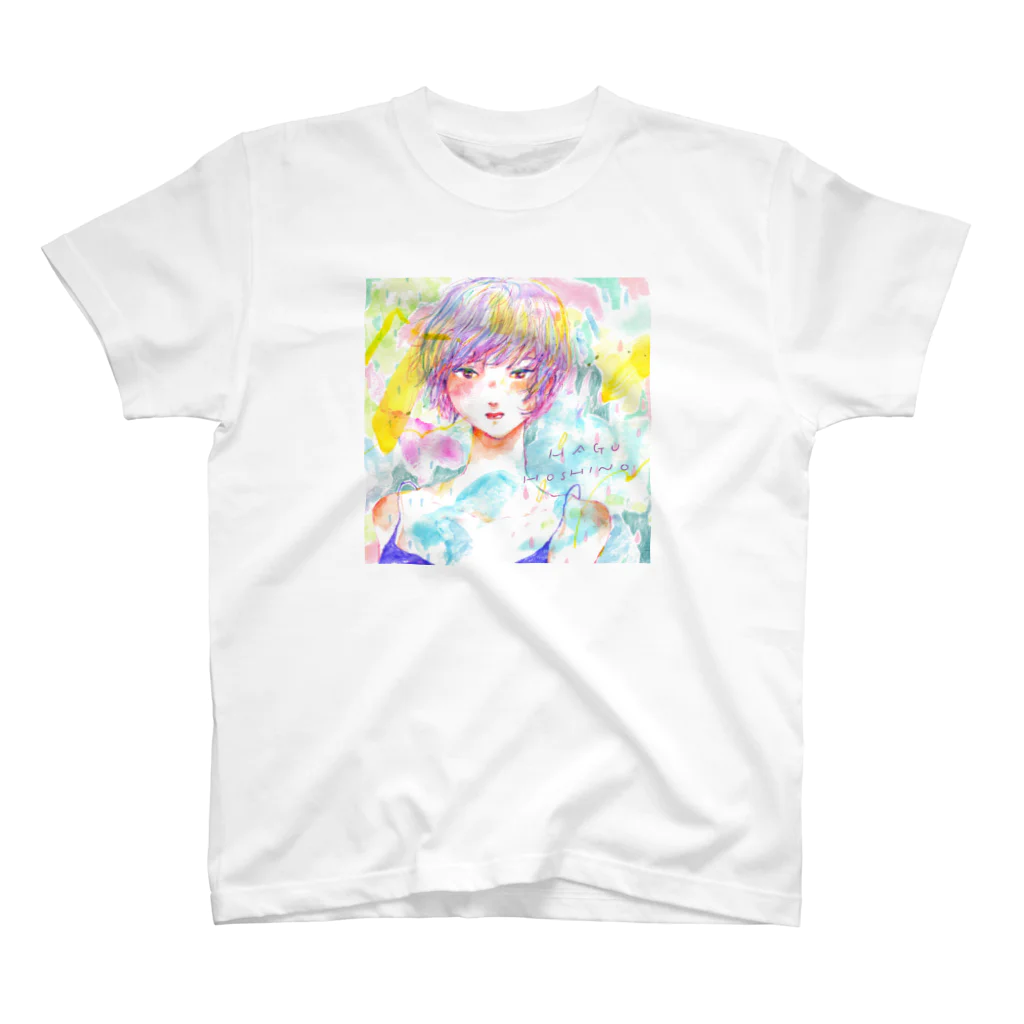 HAGU HOSHINO COLLABORATION STOREの【福井伸実】HAGU HOSHINO T-shirt スタンダードTシャツ