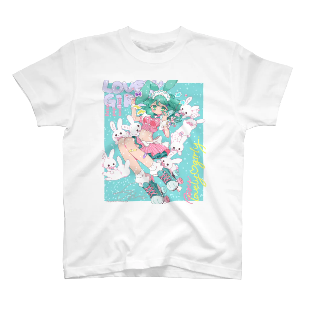 キウイ☆のラブリーガーリー ぎらぎらロールちゃん Regular Fit T-Shirt