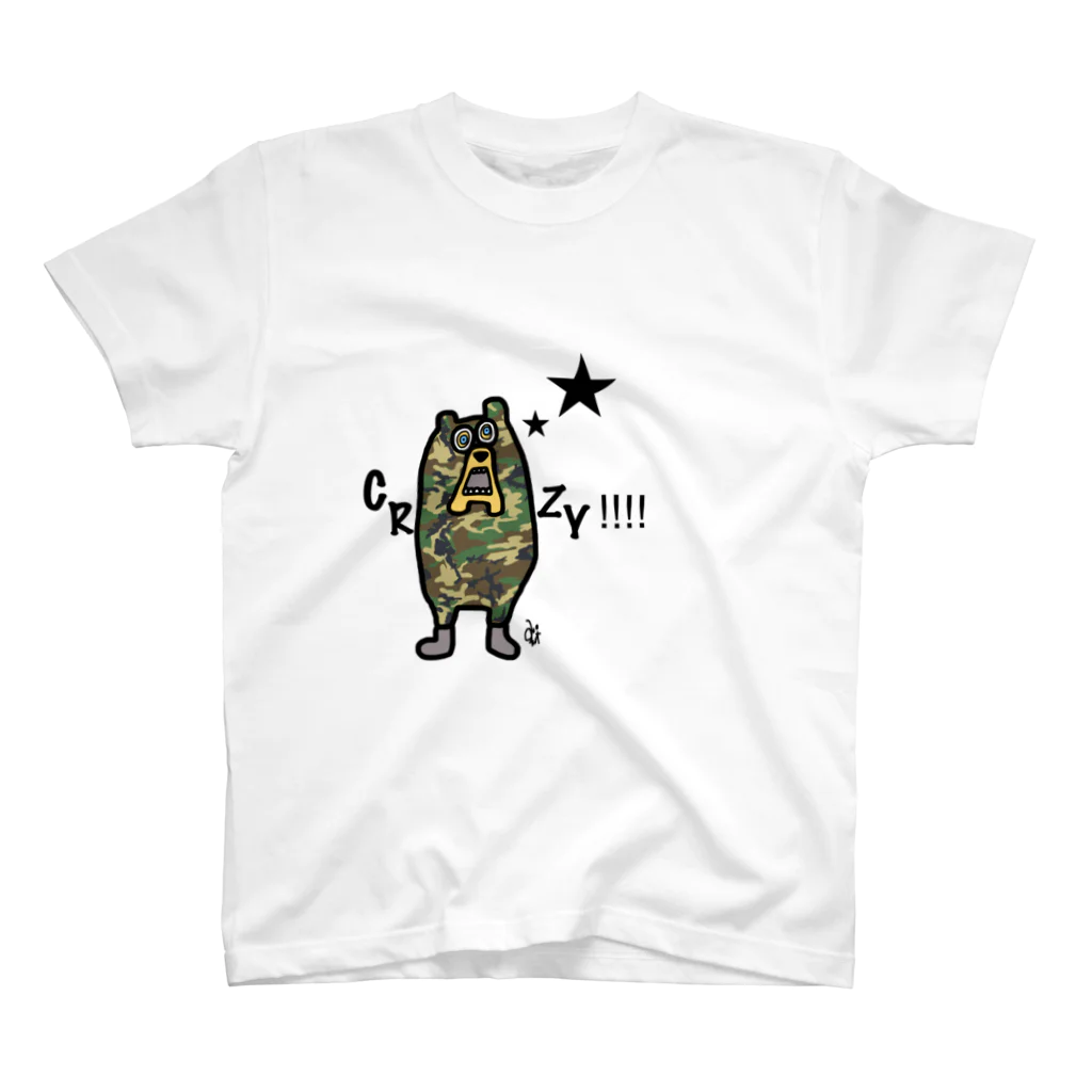 ai★のcrazyベアーTシャツ スタンダードTシャツ