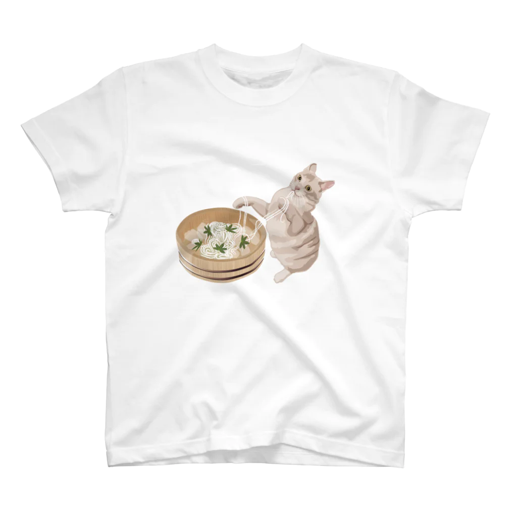 A Tのそうめん猫 Regular Fit T-Shirt