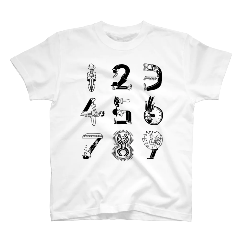 Studio-TakeumaのThe Number Of The Death  Regular Fit T-Shirt